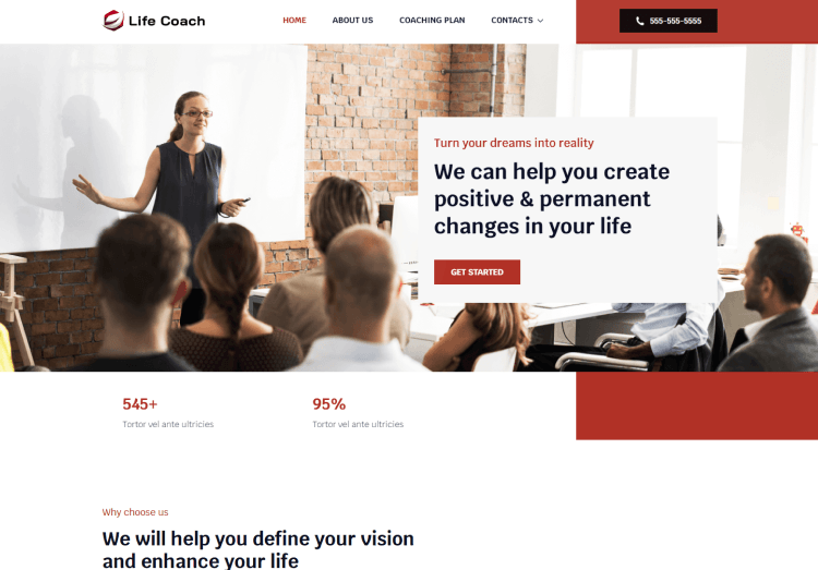 Site Builder - Life Coach