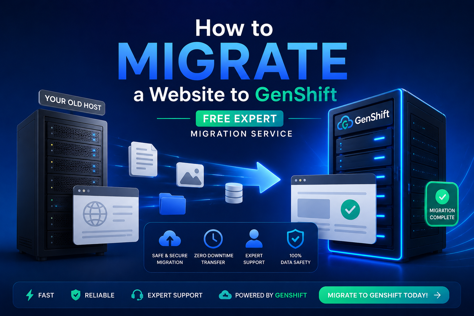How to Migrate a Website to GenShift | Free Expert Migration Service
