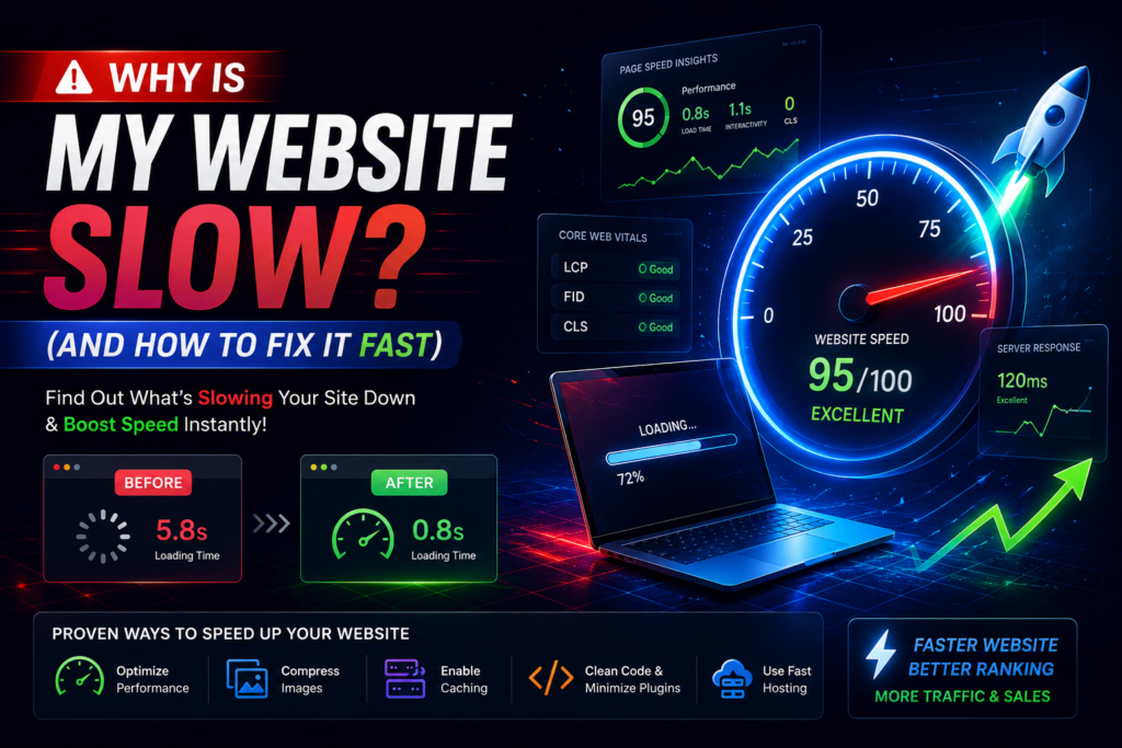 Why Is My Website Slow? (And How to Fix It Fast)