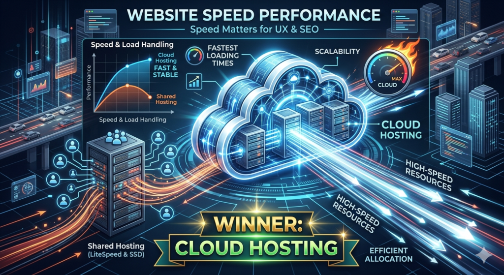 Shared Hosting vs Cloud Hosting
