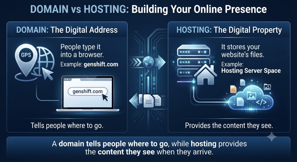 Domain vs Hosting