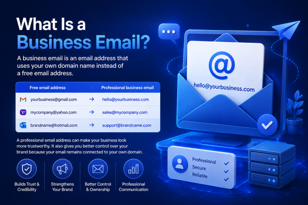 business email without a website
