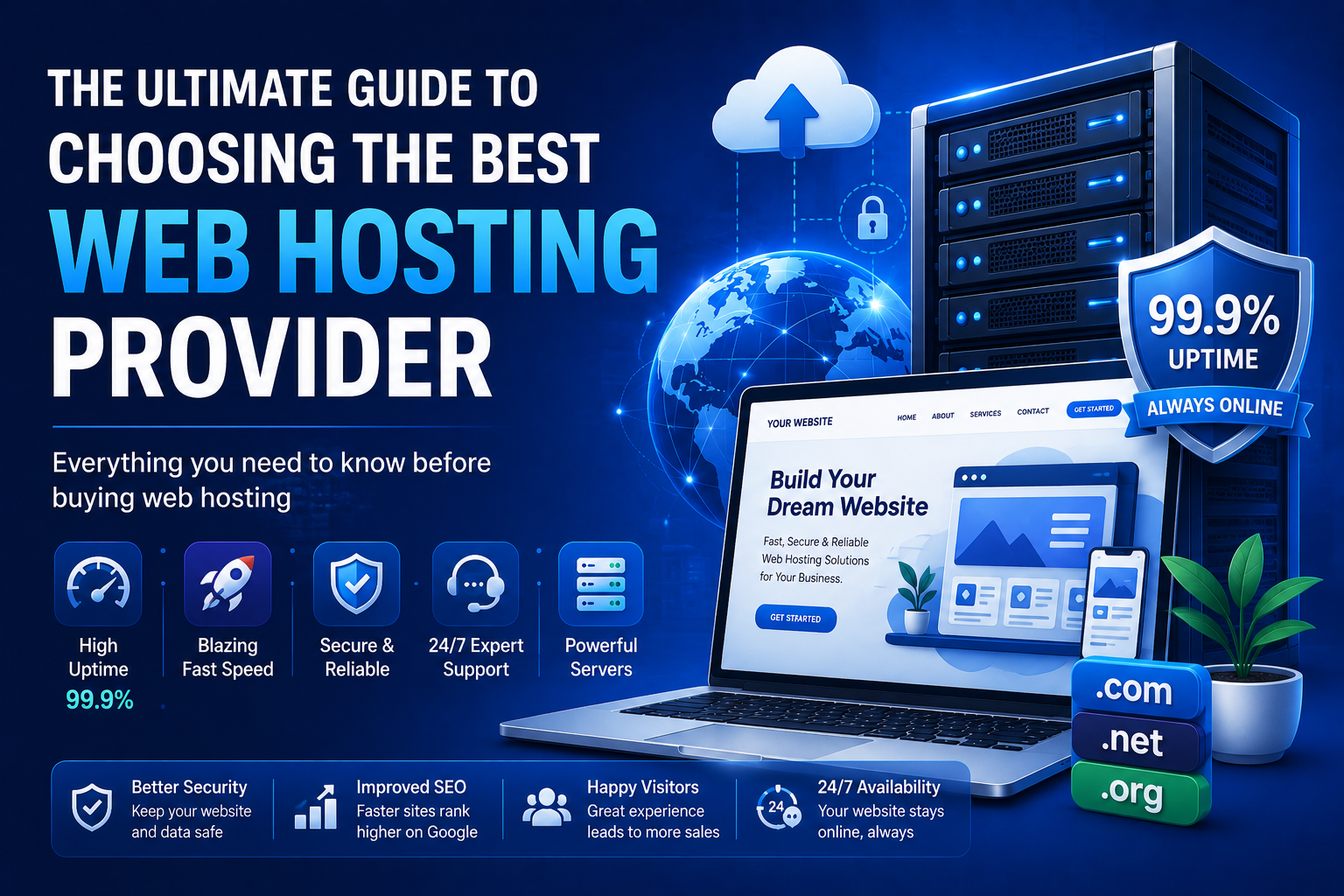 How to Choose the Best Web Hosting Provider (Complete Beginner’s Guide)