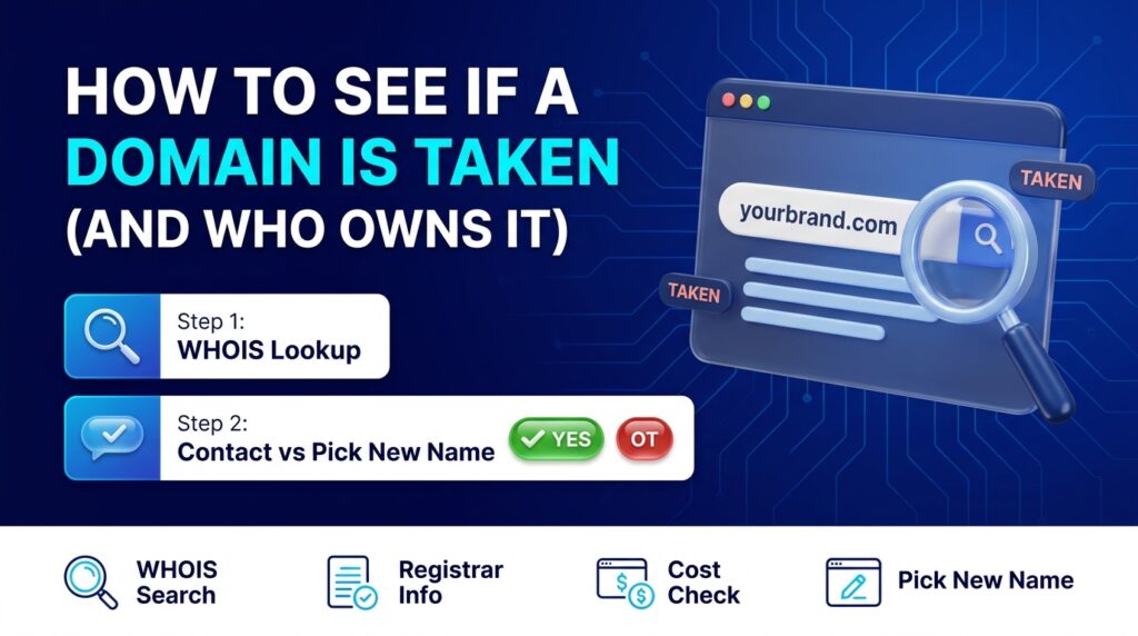 how to check if a domain name is available